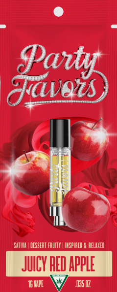 Photograph of product: Juicy Red Apple | 510 Thread | Party Favors