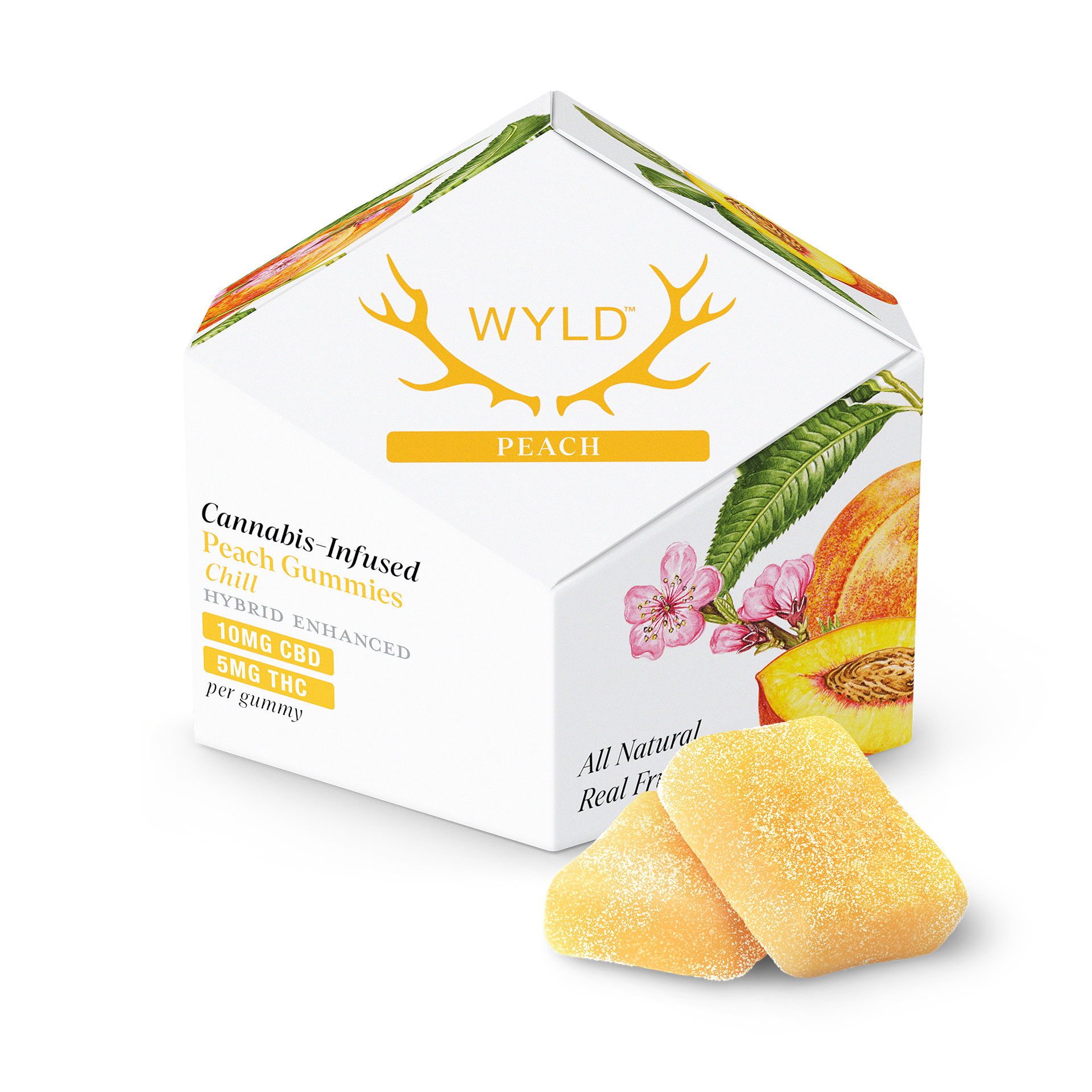 Photograph of product: Gummies - 1:2 CBD Peach