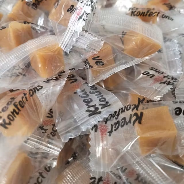 Photograph of product: (S) Heavenly Banana Karamel 1:1 Chew - 10 pack 100mg