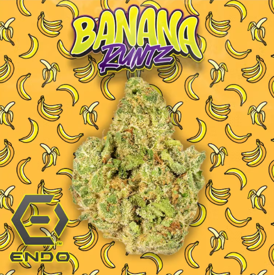 Photograph of product: Endo - Prepack - Banana Runtz - 1g