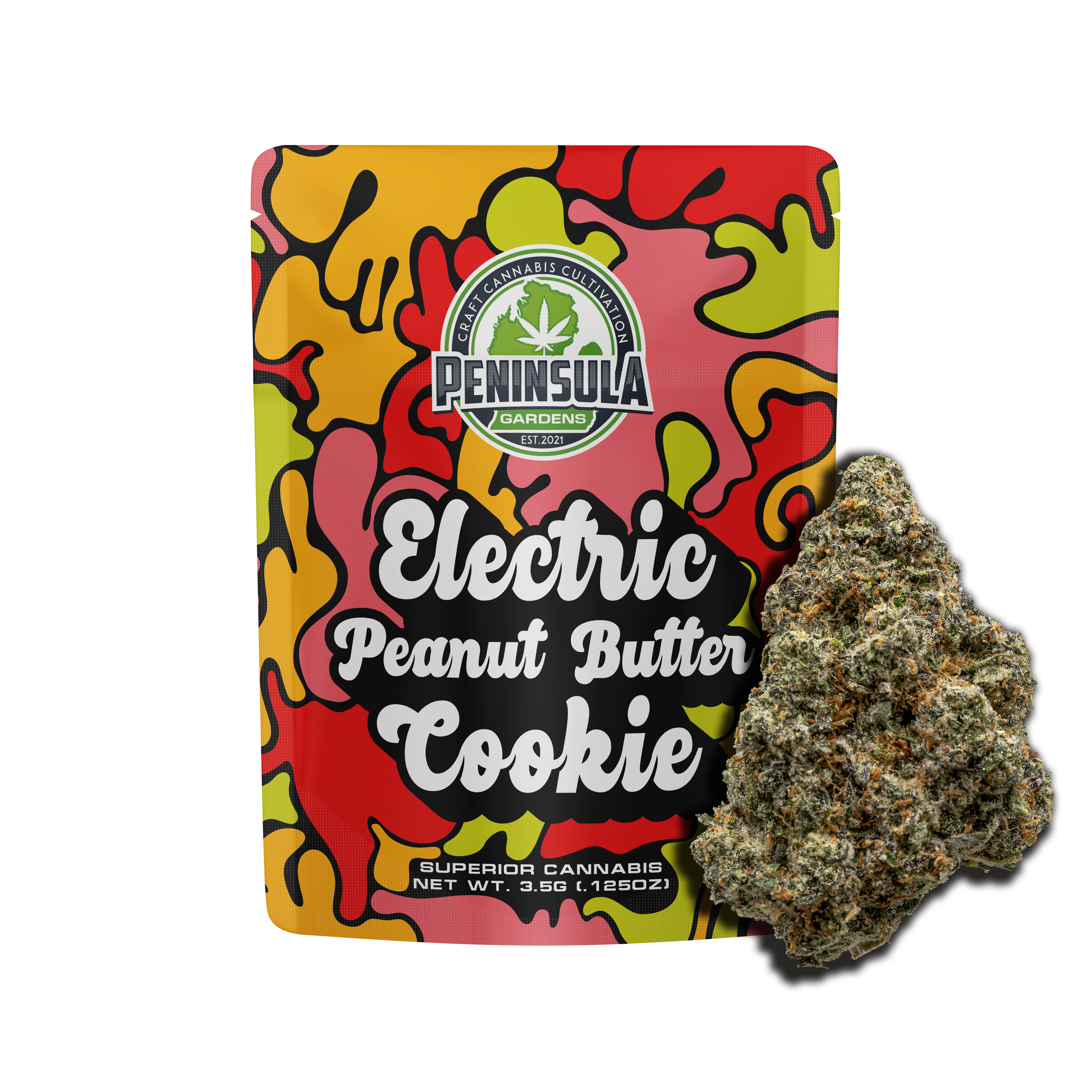 Photograph of Product: Electric Peanut Butter Cookie - 3.5g