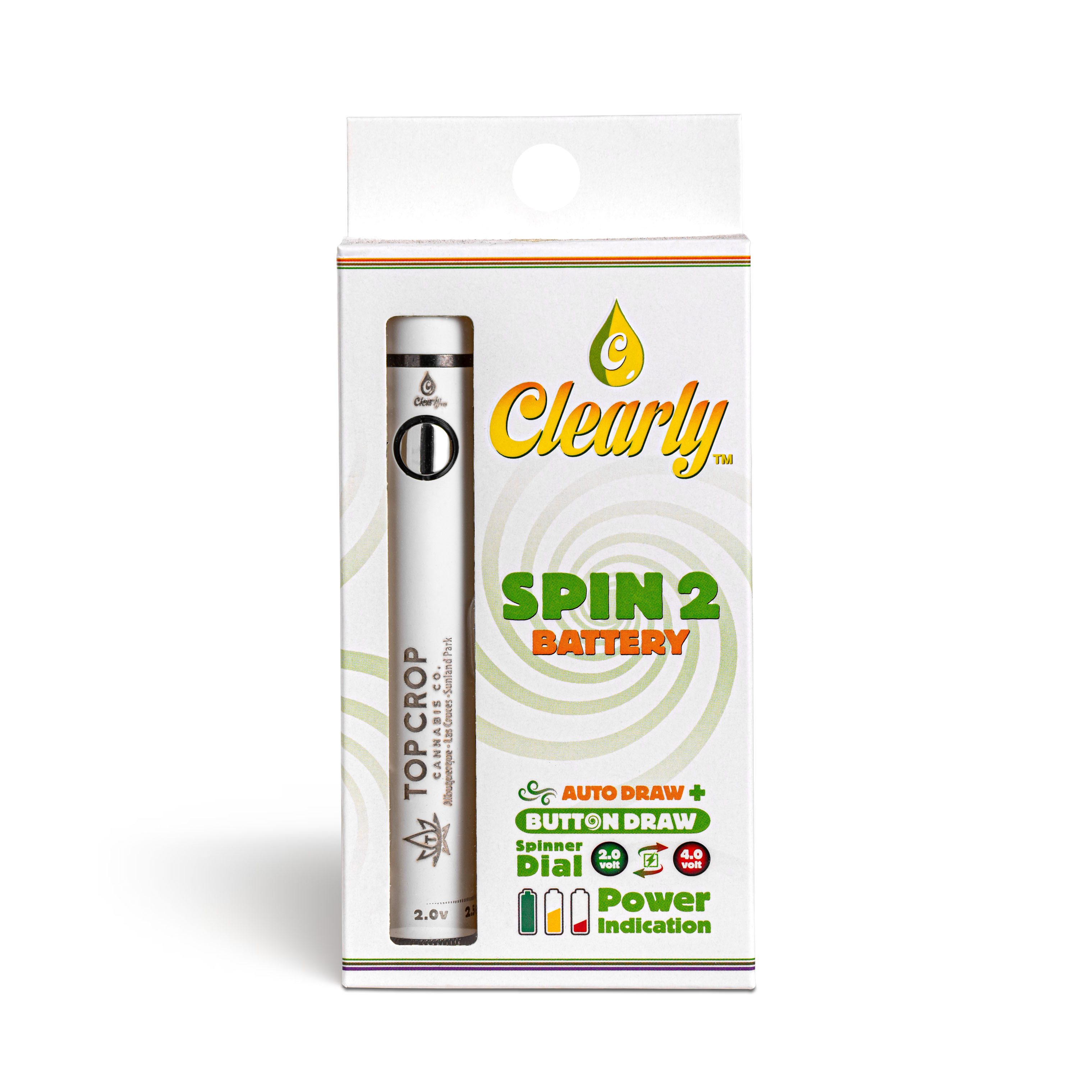 Photograph of product: Spin 2 - White Battery