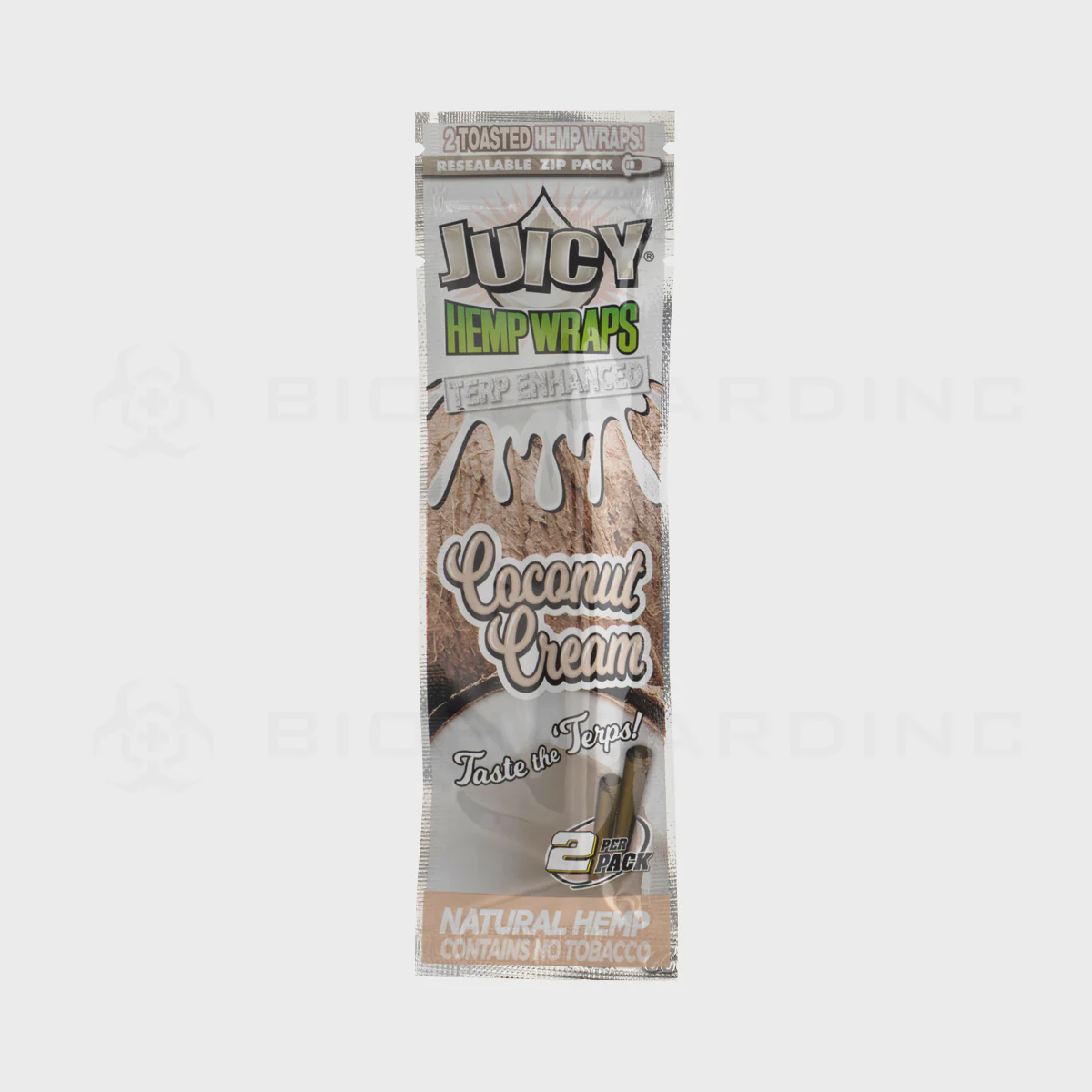 Photograph of product: Juicy Hemp Blunt Wraps: Coconut Cream