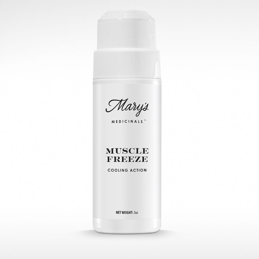 Photograph of product: Mary's Medicinals Muscle Freeze 3oz Cooling Action Roll On