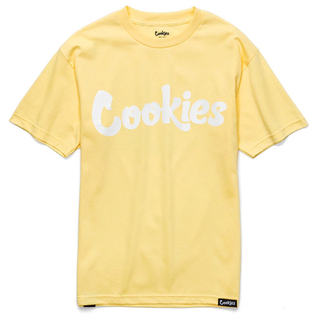 Photograph of product: Cookies - Tee - Original Mint Logo - Banana/White - XL
