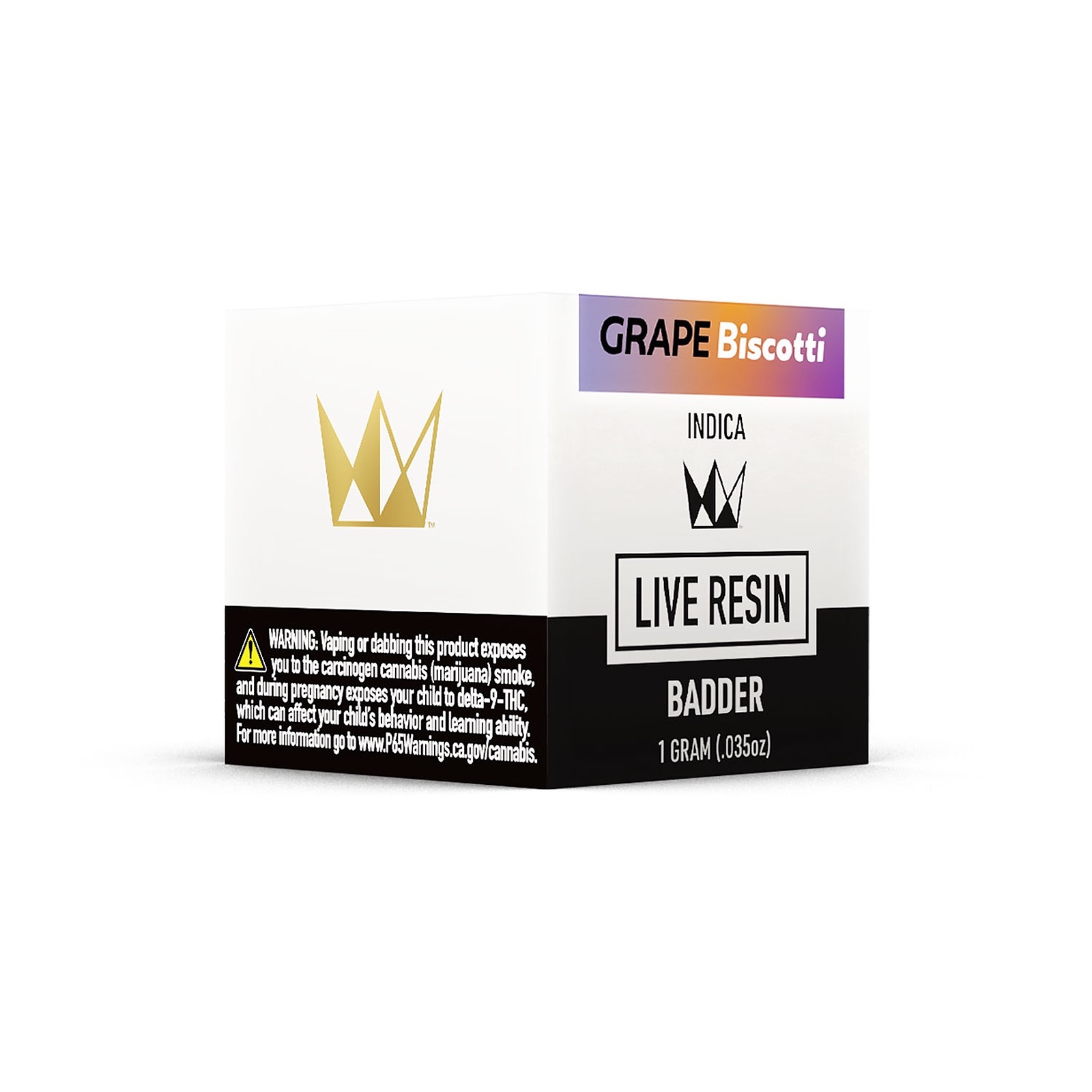 Photograph of product: West Coast Cure - Grape Biscotti (Indica) Live Resin Badder 1g