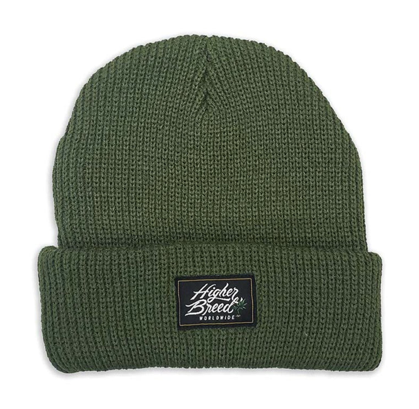 Photograph of product: HB Knit Beanie Green LARGE