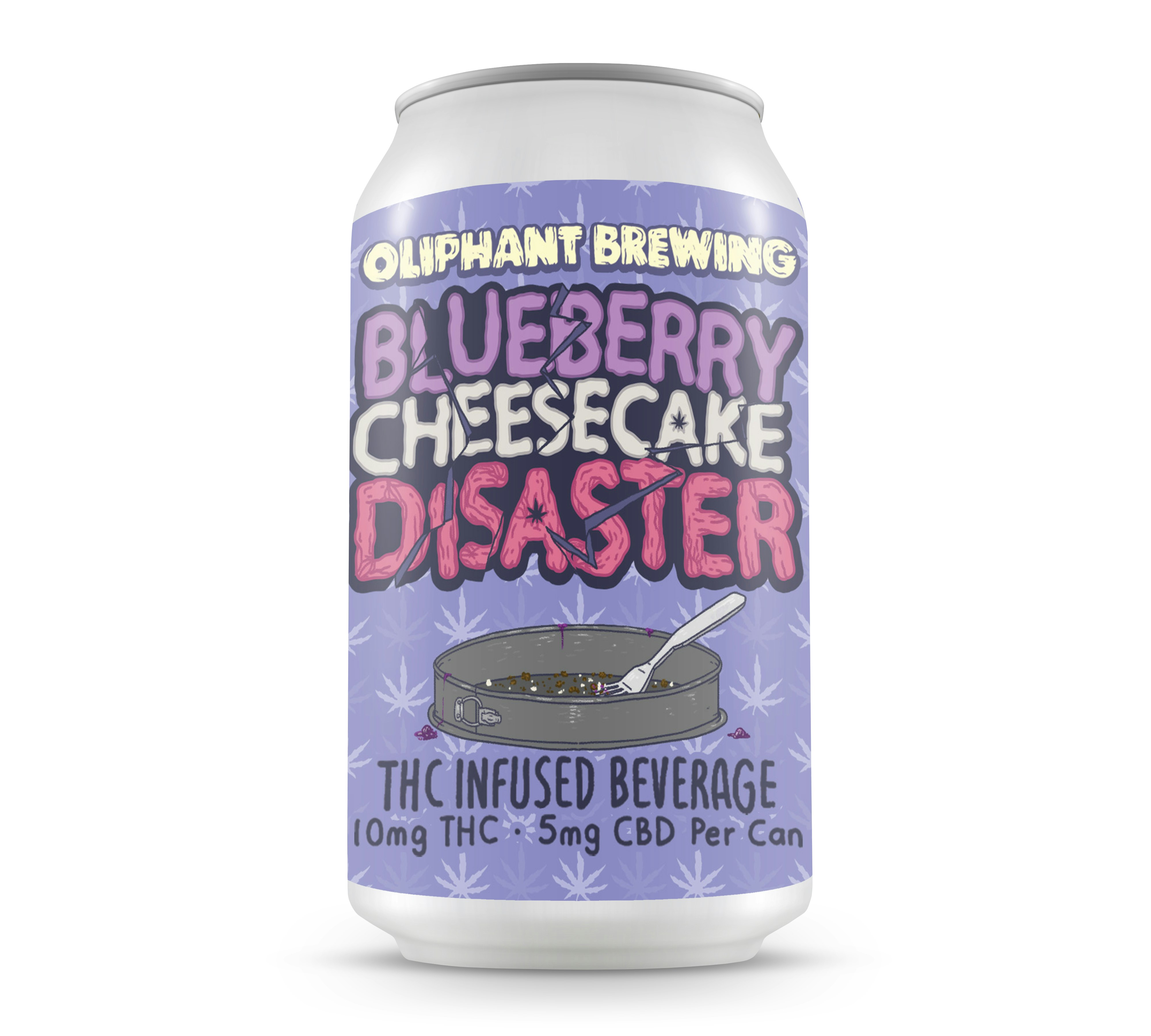 Photograph of product: Blueberry Cheesecake Disaster | 10mg | 5mg CBD | 4pk