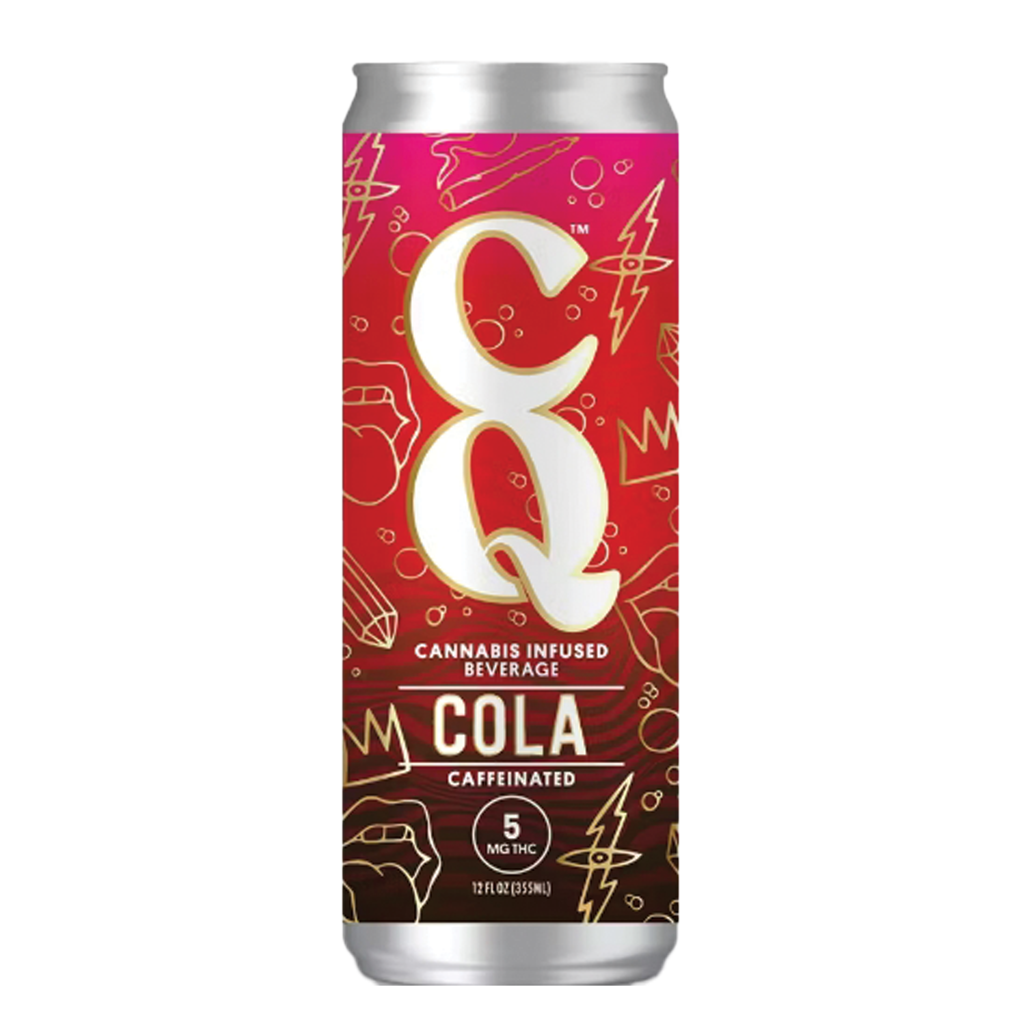 Photograph of product: 5MG HF CQ Cola Caffeinated Beverage