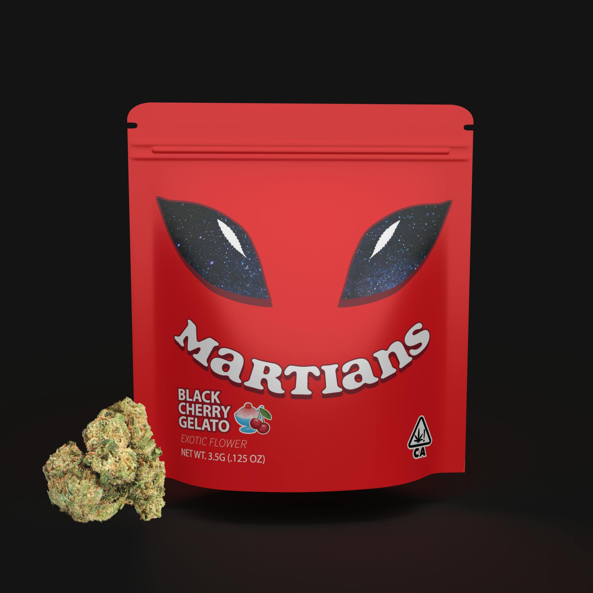Photograph of product: Martians - Black Cherry Gelato 3.5g