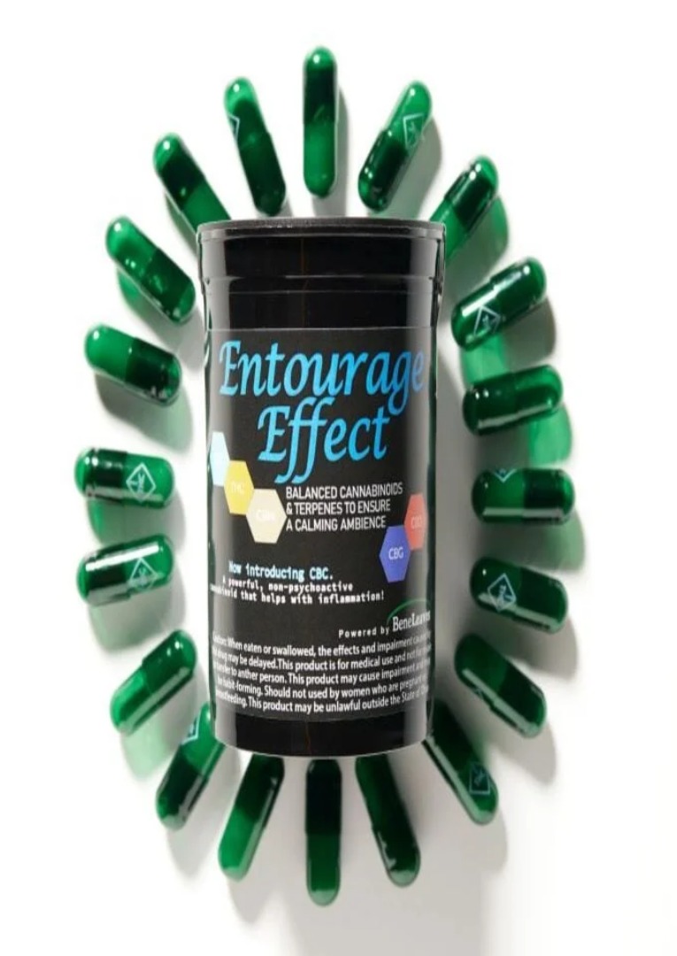 Photograph of product: Entourage Effect Capsules 220mg -22pk