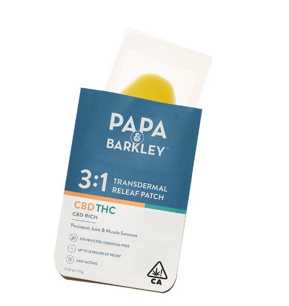 Photograph of product: Papa And Barkley   Releaf Cbd 3:1 Patch   7 Milligrams