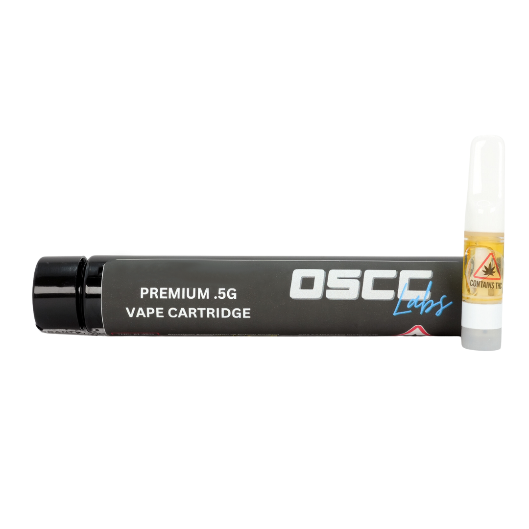 Photograph of product: Frisbee Fritter - 0.5g C02 Vape Cart