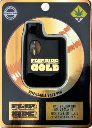 Photograph of product: Blue Widow Flipside GOLD Live BHO Disposable | 1g