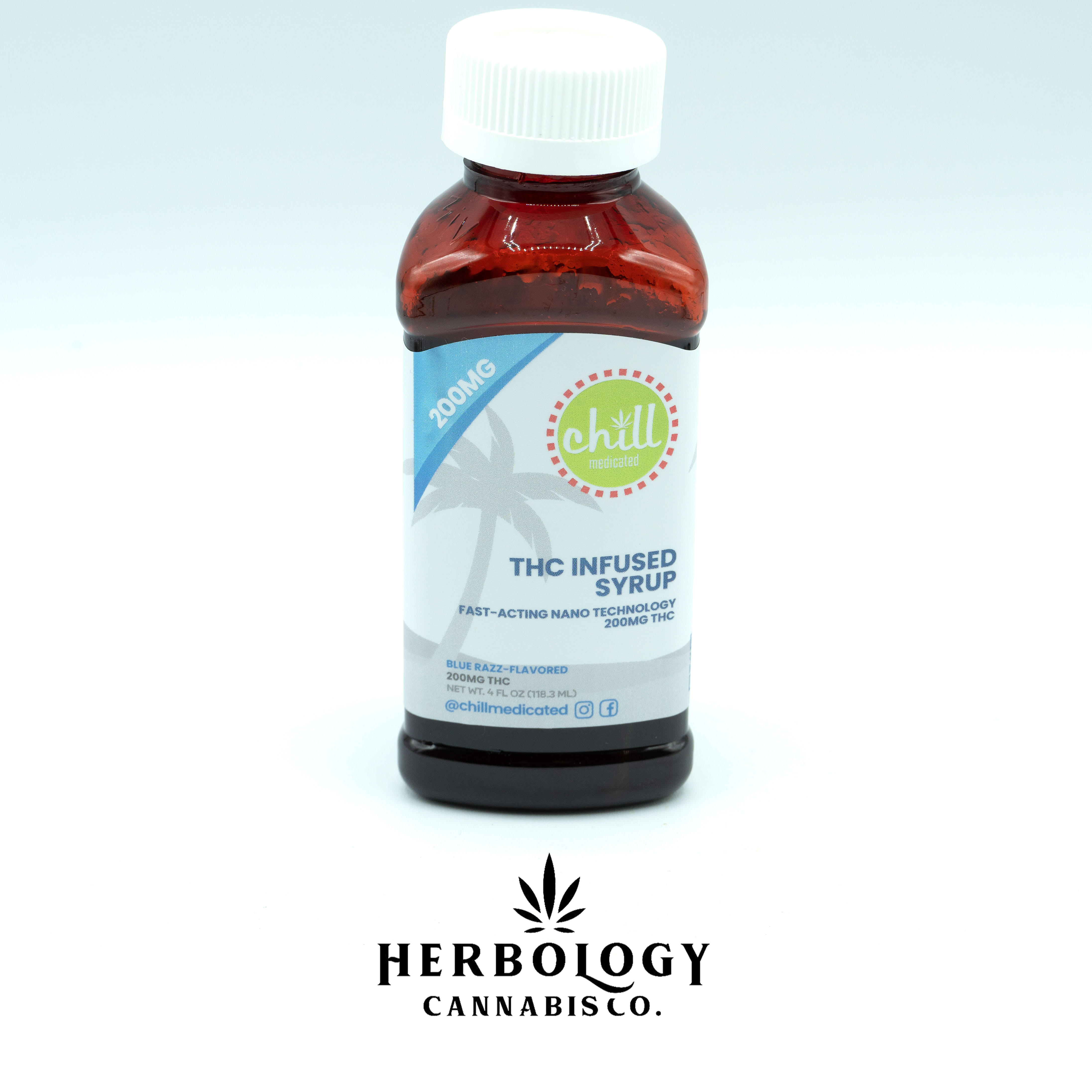 Photograph of product: Chill Medicated | Syrup | Blue Raspberry | 200mg
