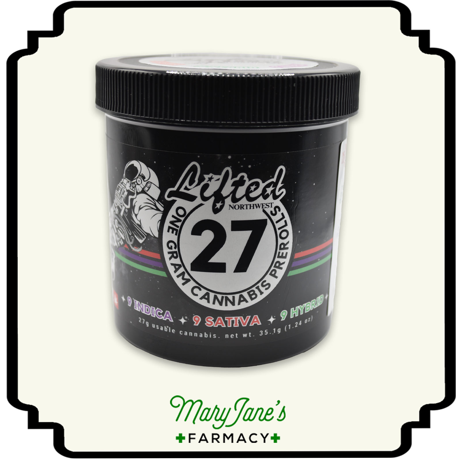 Photograph of product: Sonny G + 885 Gassed Out + Grumpy Bananas Variety Pre-roll | 1g 27-Pack