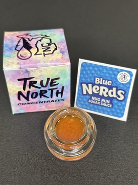 Photograph of product: 1G BLUE NERDS NUG RUN SUGAR SAUCE CONCENTRATE