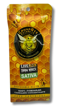 Photograph of product: Cannabee  | Cuv'ee Cookies Live Resin (Hybrid) Disposable Vaporizer