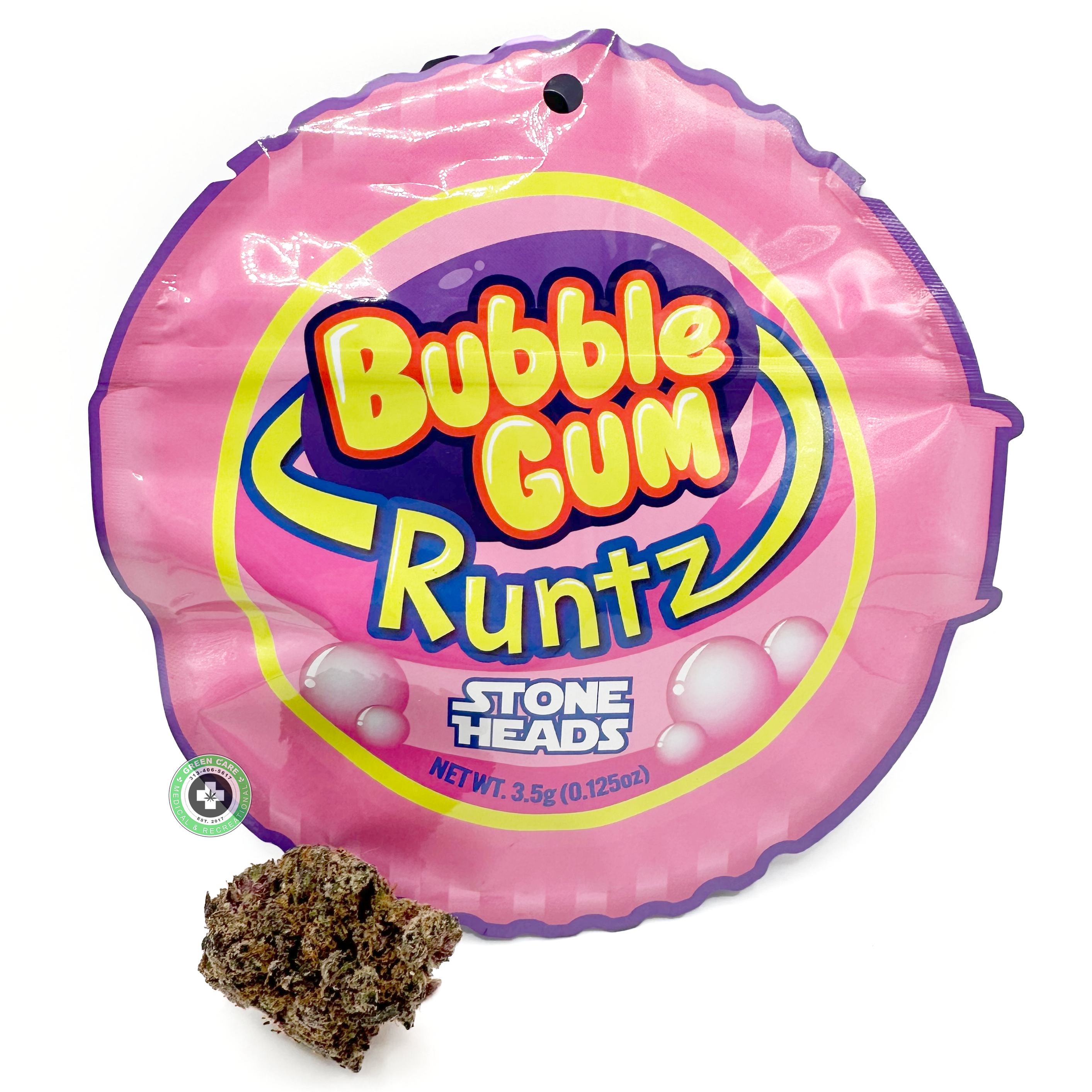 Photograph of product: Stone Heads - Bubble Gum Runtz 3.5g | 3/$100