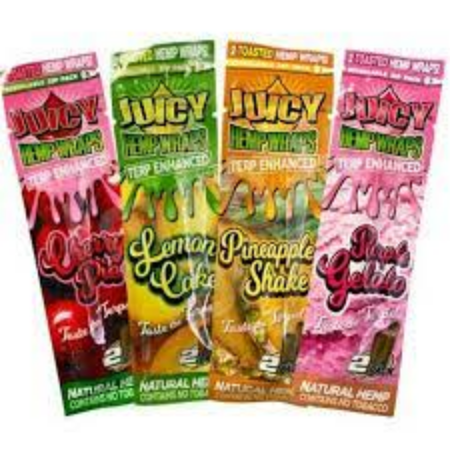 Photograph of product: **Juicy Jays - Hemp Wrap Purple Gelato - GREEN LEAF SPECIAL