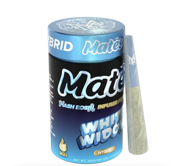Photograph of product: White Widow au chocolat Rosin Mates Pre-Rolls - 