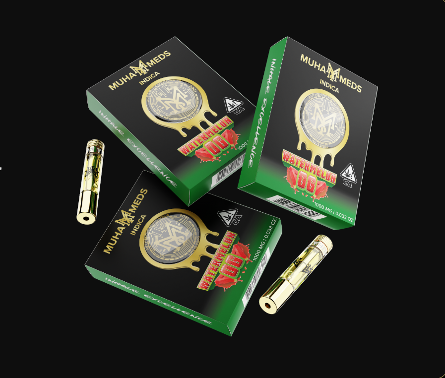 Photograph of product: Muha Meds Cartridge | Watermelon OG - Oui'd