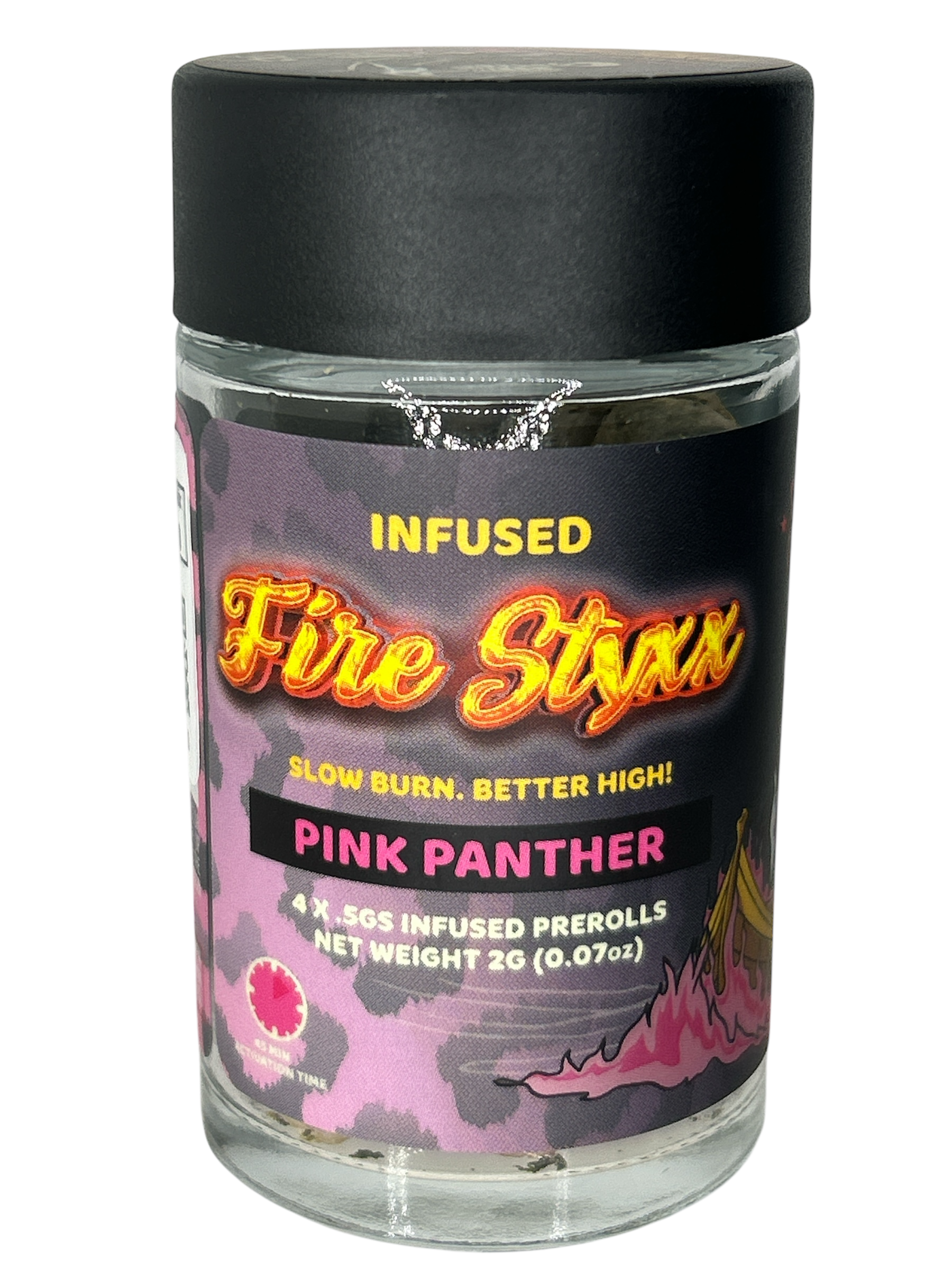 Photograph of Product: Pink Panther | 0.5g Fire Styxx 4 Pk