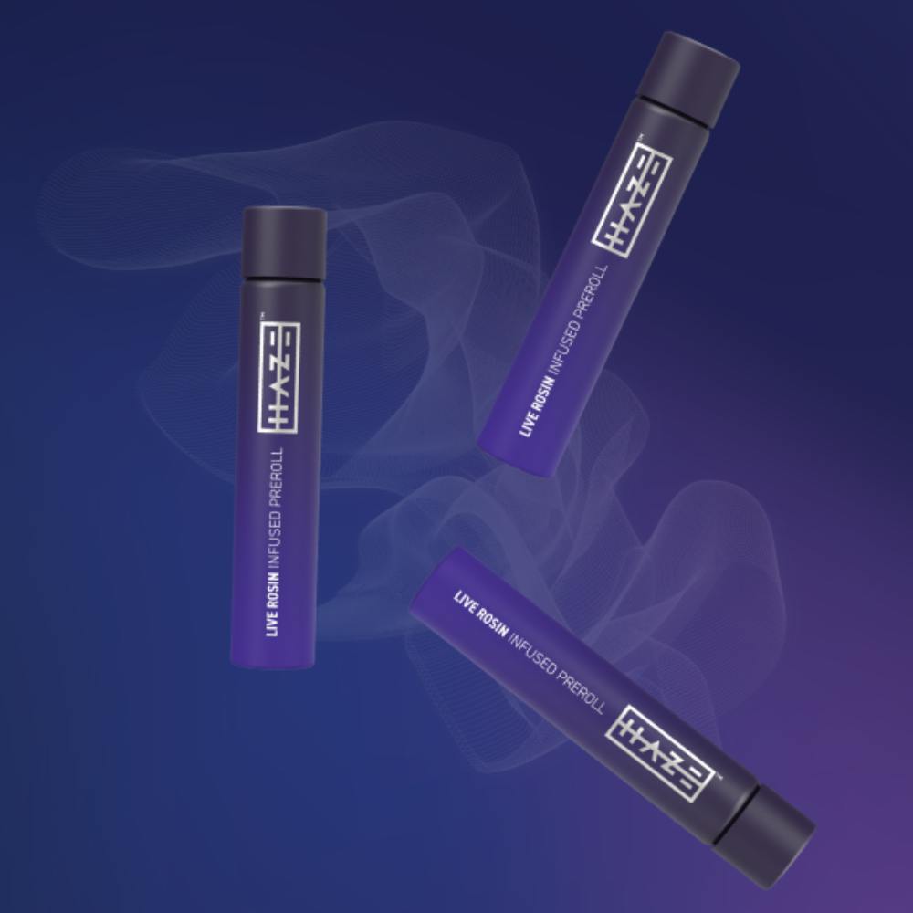 Photograph of product: Haze Rosin Infused Preroll (1g) Cherry Do-Si-Dos