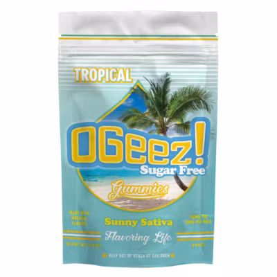 Photograph of product: OGEEZ! Sugar Free Tropical Sunny Oui'd (10pk) 100mg