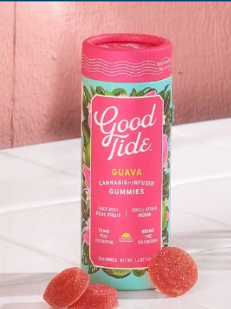 Photograph of product: Good Tide - Guava Gummes - 100mg THC - 10ct