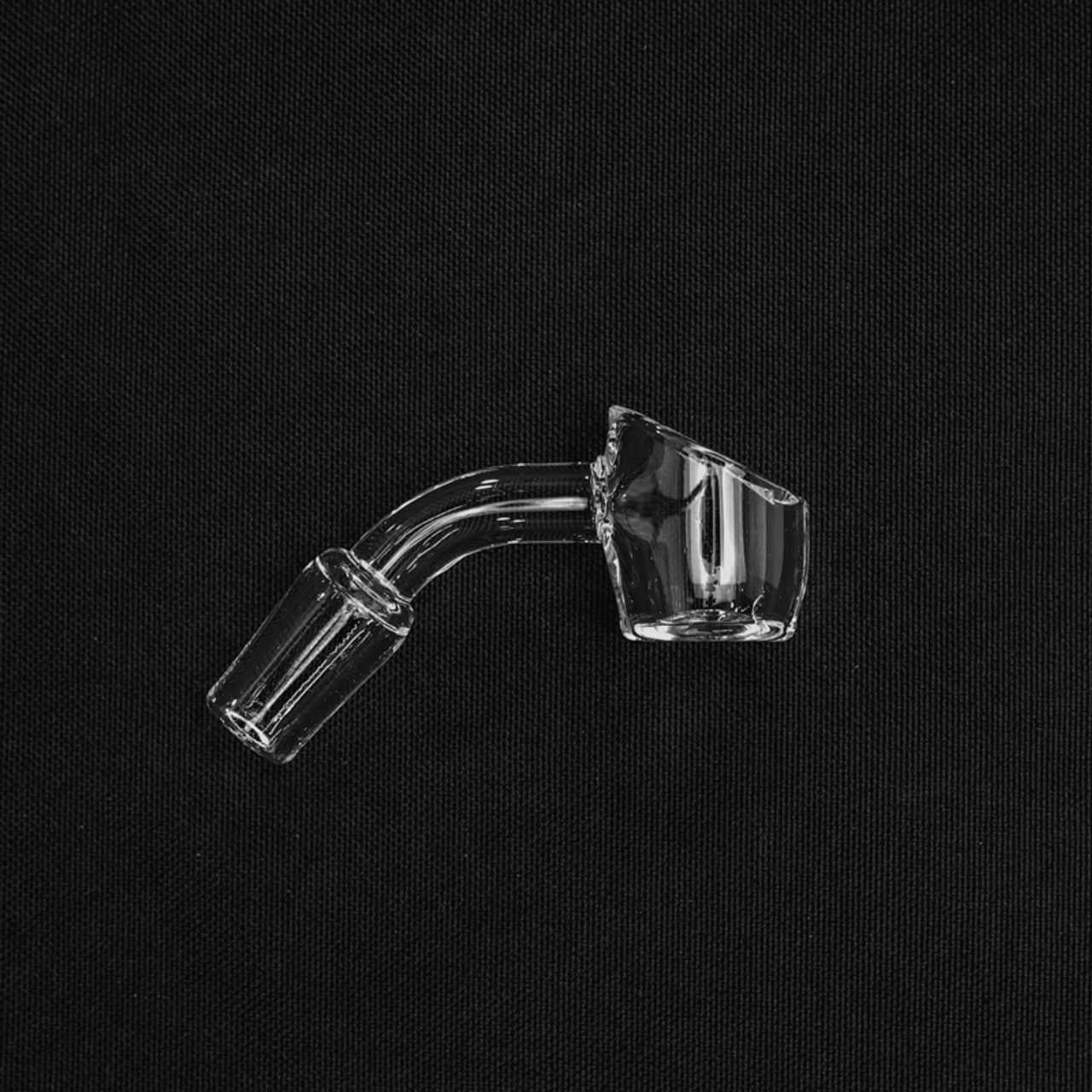 Photograph of product: 45 degree | 4mm Thick Quartz Banger | 14mm Male