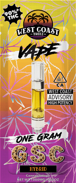 Photograph of product: GSC - WCT - Vape - 1g - 
