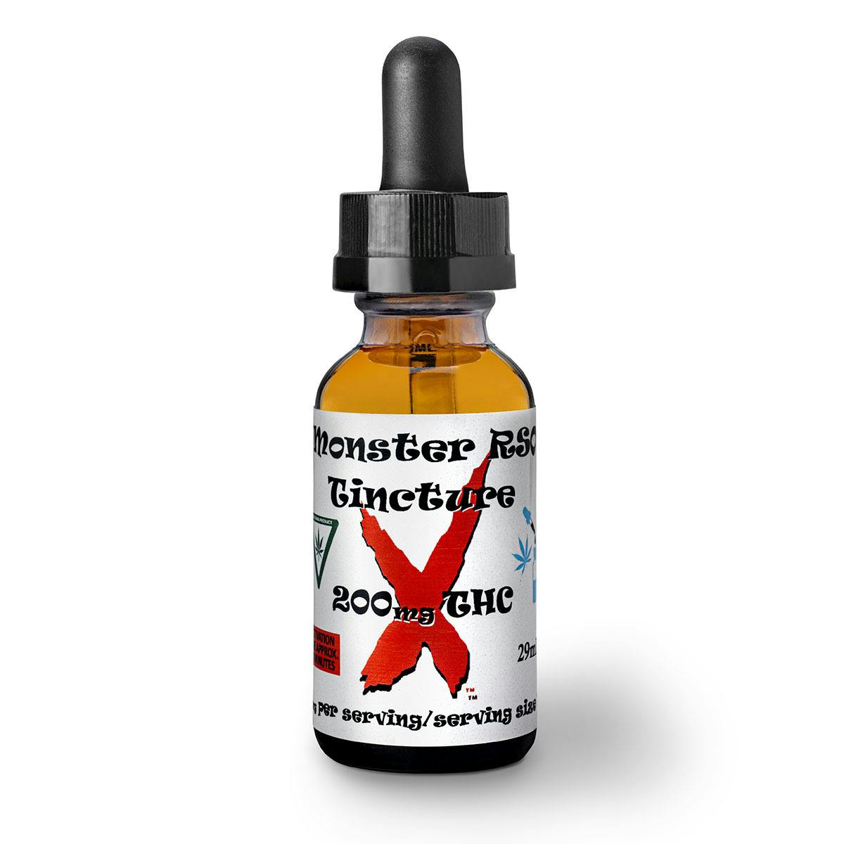 Photograph of product: Monster Xtracts - RSO Oil Drops 200mg