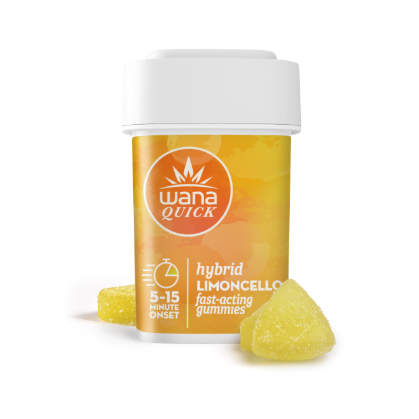 Photograph of product: Gummies | Limoncello | 100mg | 20pk | Wana Quick