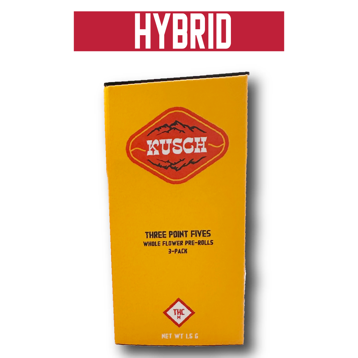 Photograph of product: KUSCH - BUFF CHERRY X GRAPE GREASE 0.5 GRAM PRE-ROLL 3 PACK