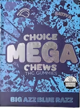 Photograph of product: Big Azz Blue Razz - Mega Chews - 200mg