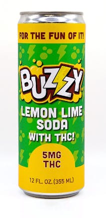Photograph of product: Buzzy | 5mg Infused Beverage | Lemon Lime