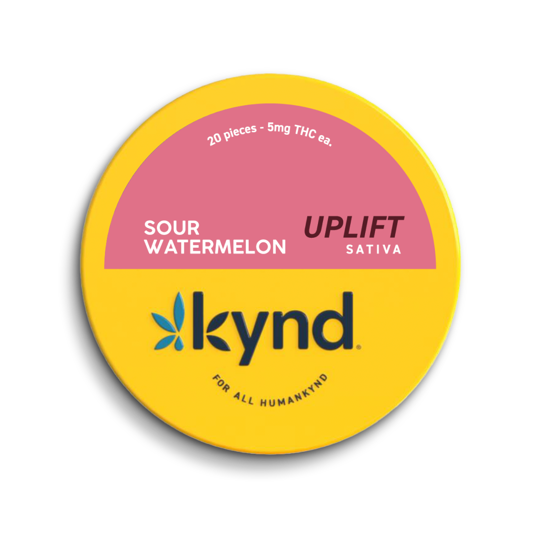 Photograph of product: Kynd | Uplift | Sour Watermelon Oui'd Gummies