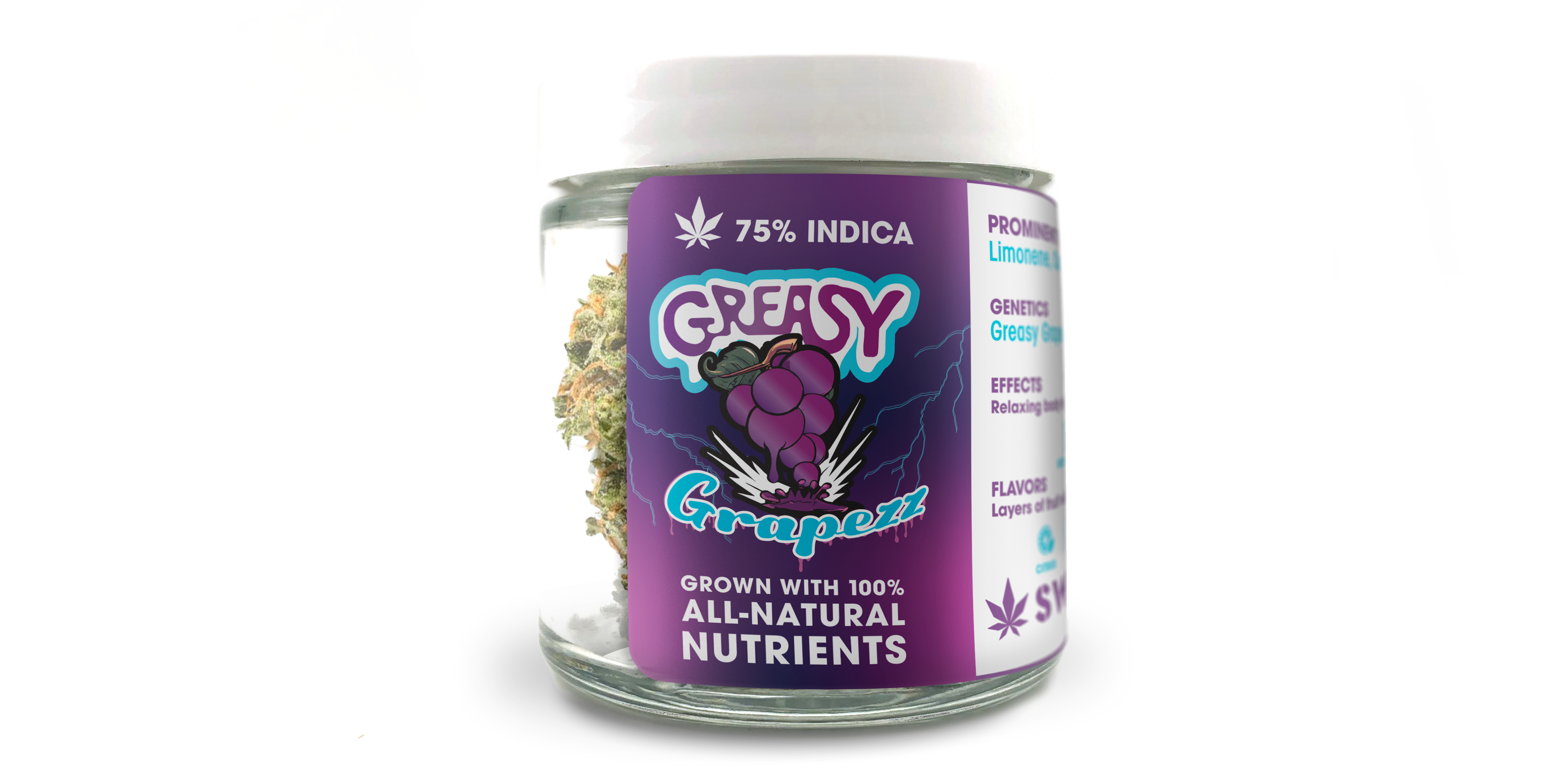 Photograph of product: Sweetwater - Greasy Grapezz (I) - Flower - 3.5g
