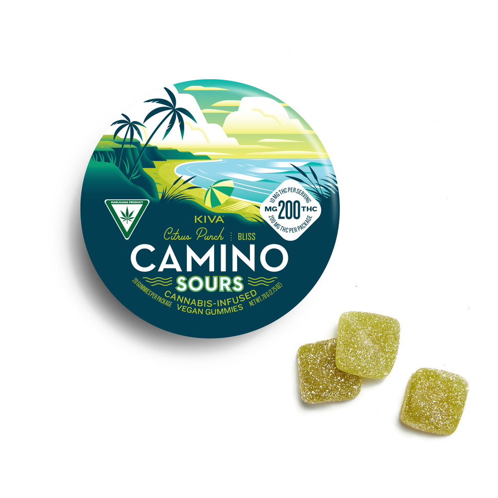 Photograph of Product: Camino | Citrus Punch Sour Gummies | 20x10mg | 200mg