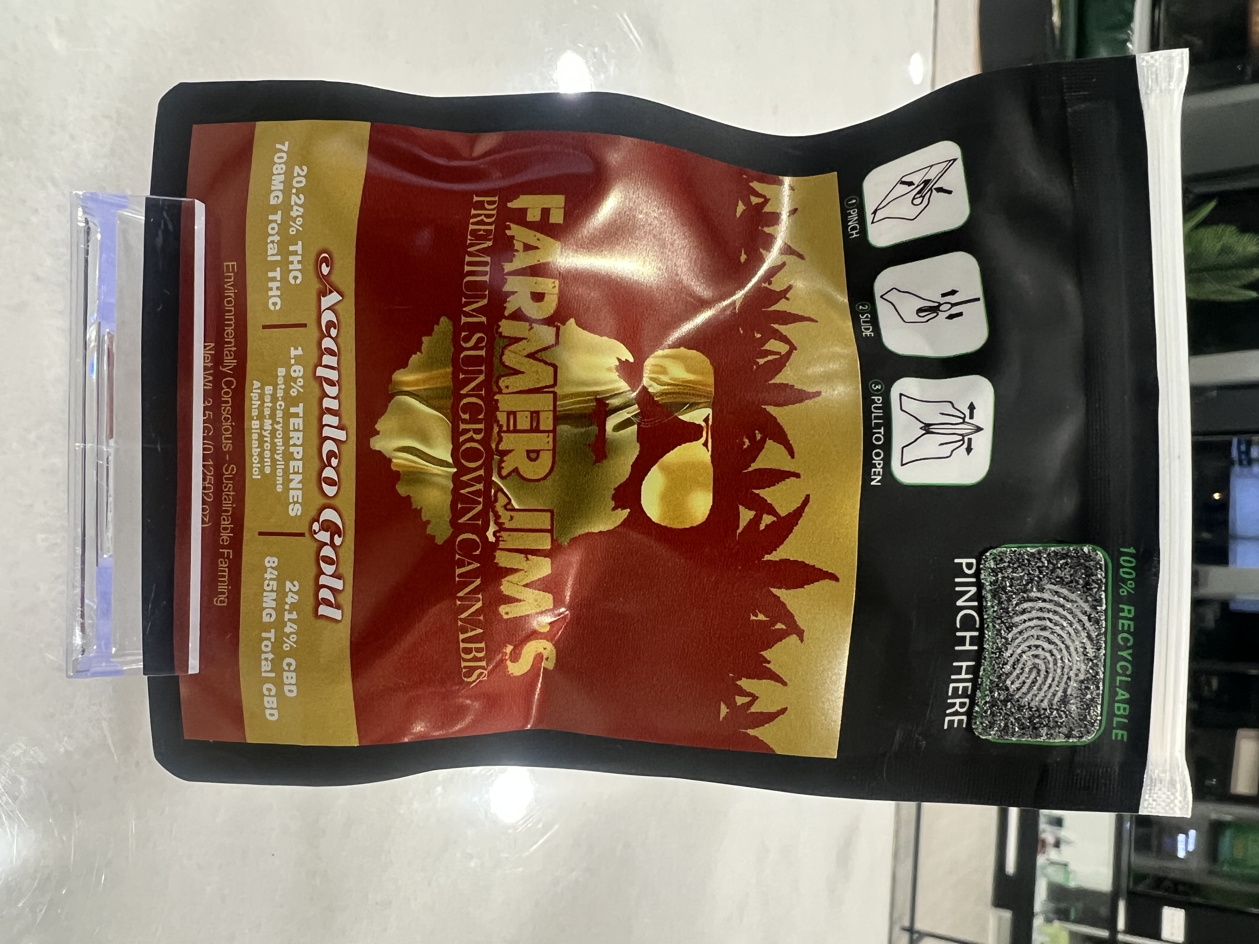 Photograph of product: Farmer Jim - East Coast Sour Diesel - 3.5g