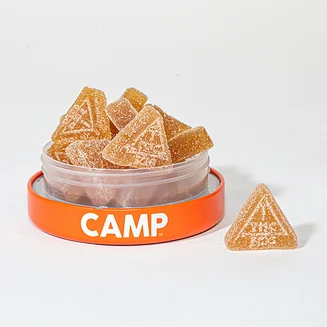 Photograph of product: CAMP Peach Gummies