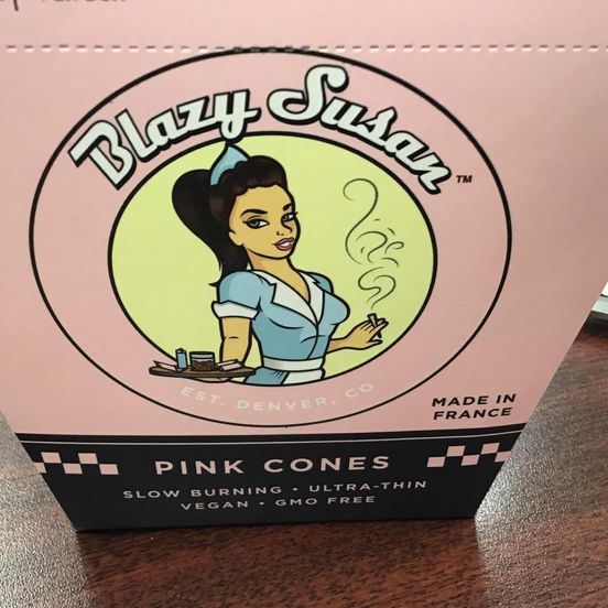 Photograph of product: Blazy Susan 1 1/4 Pink Cone - 