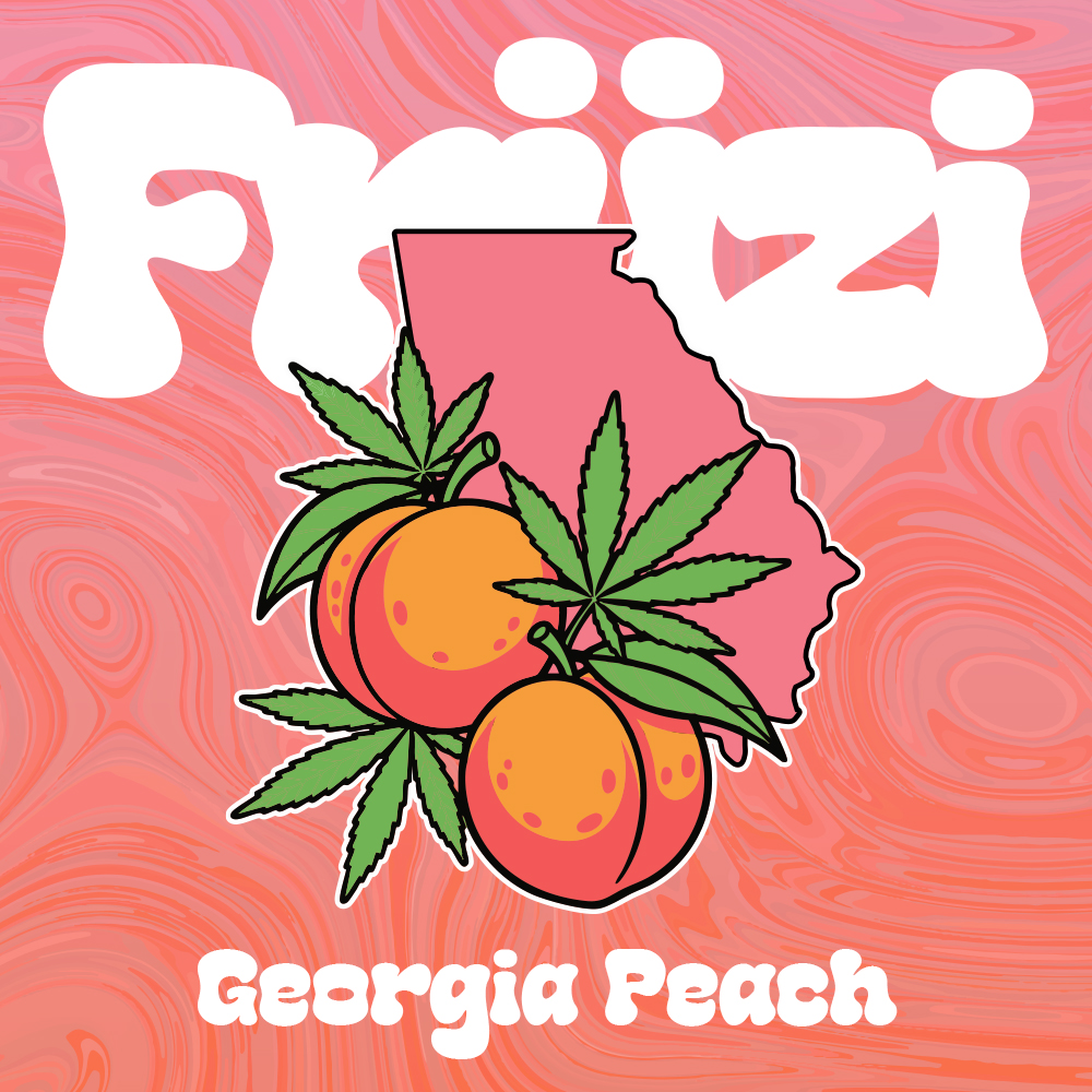 Photograph of product: Fruzi | Premium Terpene Flower | Georgia Peach - 28g