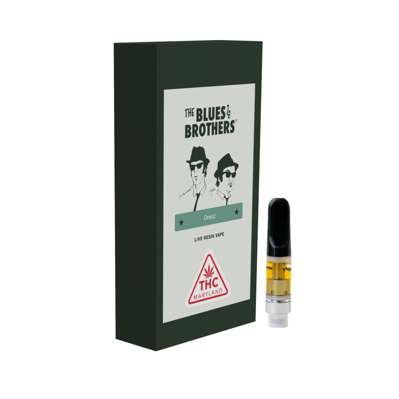 Photograph of product: The Blues Brothers CaliCouture Live Resin Cart 0.5g