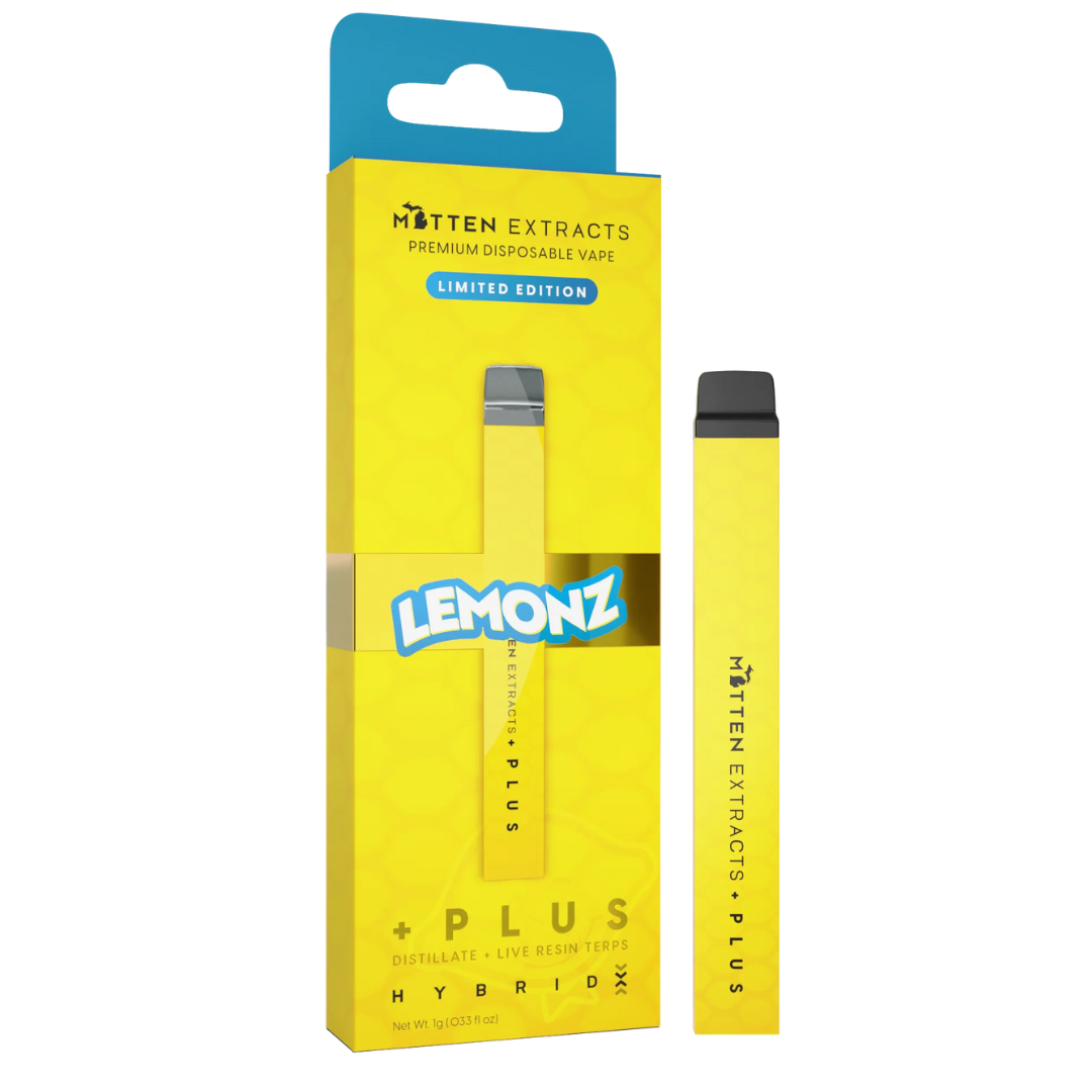 Photograph of product: Mitten Extracts - 1g Disposable - Lemonz