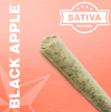 Photograph of product: Black Apple Preroll (1g)