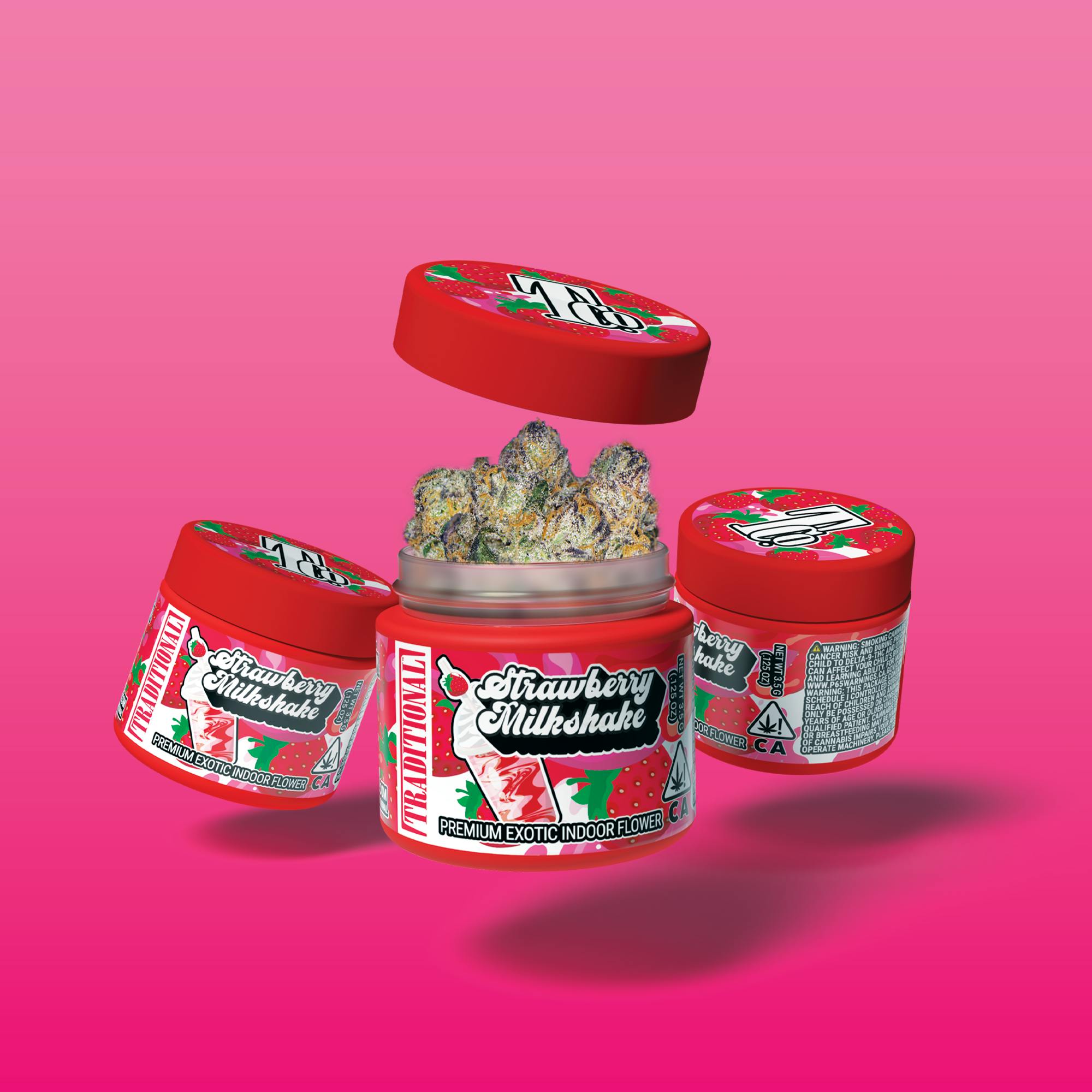 Photograph of product: Strawberry Milkshake - 3.5g