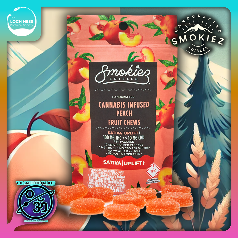 Photograph of product: Smokiez - Sweet Peach - 100mg - 10