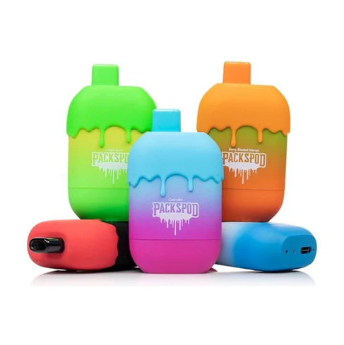 Photograph of Product: Peach Punch - Packspod Disposable Vape